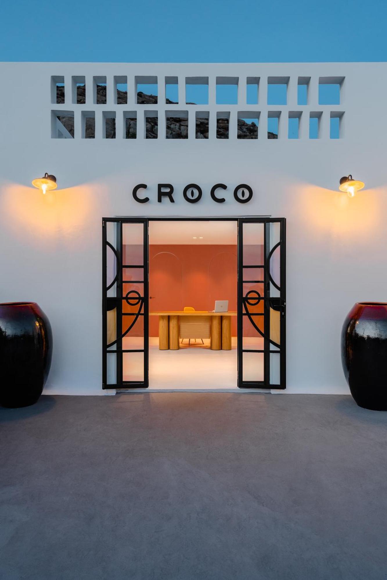 Croco Mykonos Hotel Tourlos Eksteriør billede