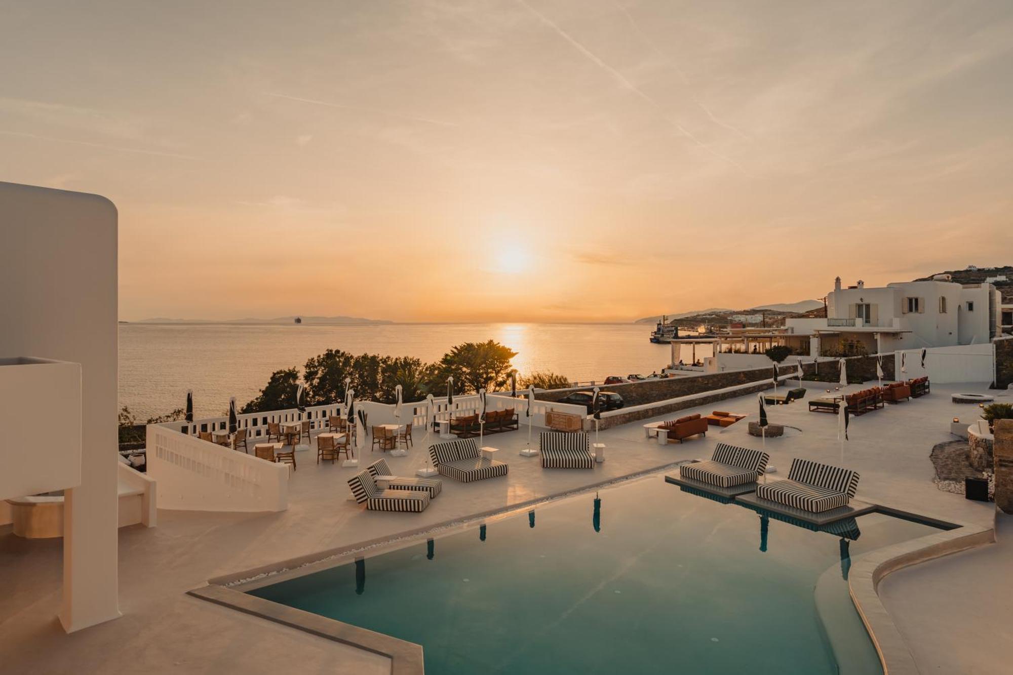 Croco Mykonos Hotel Tourlos Eksteriør billede