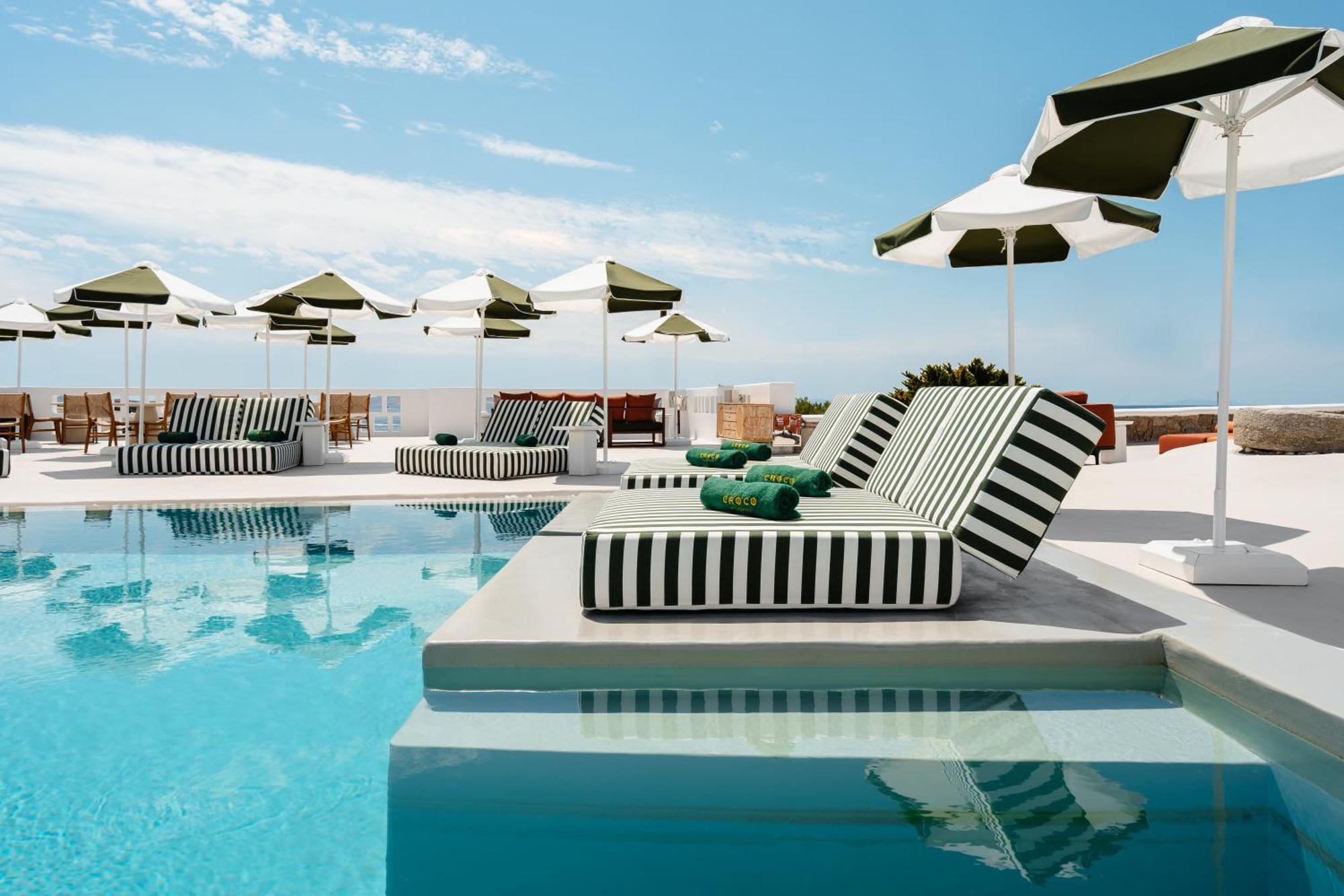 Croco Mykonos Hotel Tourlos Eksteriør billede