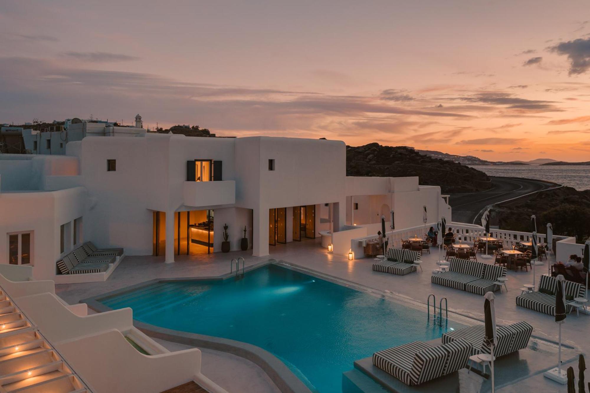 Croco Mykonos Hotel Tourlos Eksteriør billede